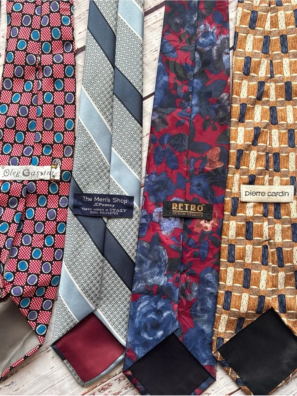 Men's Multi-Pattern Necktie – Olive Green Bundle of 9 Ties
